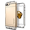 Spigen Crystal Wallet iPhone 7 / 8 Gold Klf - Resim: 1