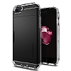 Spigen Crystal Wallet iPhone 7 / 8 Siyah Klf - Resim: 1