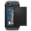 Spigen Crystal Wallet iPhone 7 / 8 Siyah Klf - Resim: 4