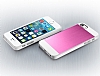 Spigen iPhone SE / 5 / 5S Saturn Pembe Rubber Klf - Resim: 2
