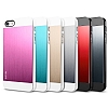 Spigen iPhone SE / 5 / 5S Saturn Pembe Rubber Klf - Resim: 3