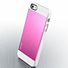 Spigen iPhone SE / 5 / 5S Saturn Pembe Rubber Klf - Resim: 1