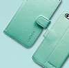 Spigen iPhone 6 / 6S Wallet Standl Kapakl Yeil Deri Klf - Resim: 3