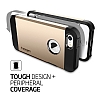 Spigen iPhone SE / 5 / 5S Tough Armor Ultra Koruma Gold Klf - Resim: 5
