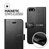 Spigen iPhone SE / 5 / 5S Wallet Standl Kapakl Siyah Deri Klf - Resim: 5