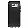 Spigen Rugged Armor Samsung Galaxy S8 Plus Siyah Silikon Klf - Resim: 1