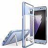 Spigen Samsung Galaxy Note FE Crystal Hybrid Ultra Koruma Mavi Klf - Resim: 14