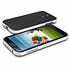 Spigen Samsung i9500 Galaxy S4 Neo Hybrid Beyaz Klf - Resim: 3