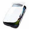 Spigen Samsung i9500 Galaxy S4 Slim Armor View Kapakl Beyaz Klf - Resim: 5