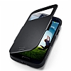 Spigen Samsung i9500 Galaxy S4 Slim Armor View Kapakl Siyah Klf - Resim: 3