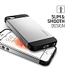 Spigen Slim Armor iPhone SE / 5 / 5S Silver Klf - Resim: 6