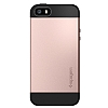 Spigen Slim Armor iPhone SE / 5 / 5S Rose Gold Klf - Resim: 4
