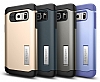 Spigen Slim Armor Samsung Galaxy Note 5 Koyu Mavi Klf - Resim: 5