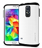 Spigen Slim Armor Samsung i9600 Galaxy S5 Beyaz Klf - Resim: 5