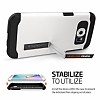 Spigen Slim Armor Samsung i9800 Galaxy S6 Edge Beyaz Klf - Resim: 5