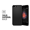 Spigen Thin Fit iPhone SE / 5 / 5S Siyah Rubber Klf - Resim: 6