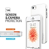 Spigen Thin Fit iPhone SE / 5 / 5S Beyaz Rubber Klf - Resim: 6
