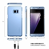 Spigen Thin Fit Samsung Galaxy Note FE Mavi Rubber Klf - Resim: 14