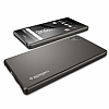 Spigen Thin Fit Sony Xperia Z5 Gunmetal Rubber Klf - Resim: 6