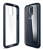 Spigen Ultra Hybrid Samsung i9600 Galaxy S5 Koyu Mavi Klf - Resim: 4