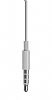 Spiral Kablolu Tekli Mikrofonlu Beyaz Kulaklk - Resim: 4