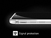 Sulada iPhone 7 / 8 Metal Bumper ereve Jet Black Klf - Resim: 4