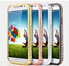 Tal Samsung i9600 Galaxy S5 Silver Bumper ereve Klf - Resim: 1