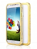 Tal Samsung i9600 Galaxy S5 Gold Bumper ereve Klf - Resim: 8