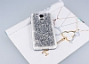 Tal Samsung i9600 Galaxy S5 Silver Rubber Klf - Resim: 1