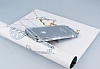 Tal iPhone 6 / 6S Bumper ereve Silver Klf - Resim: 1