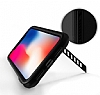 Dafoni Element Shield iPhone X / XS Standl Ultra Koruma Gri Klf - Resim: 1