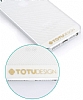 Totu Design Air iPhone SE / 5 / 5S Ultra nce effaf Siyah Klf - Resim: 1
