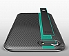 Totu Design Blade iPhone 7 / 8 Lacivert Metal Kenarl Silikon Klf - Resim: 2