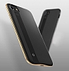 Totu Design Blade iPhone 7 / 8 Gold Metal Kenarl Silikon Klf - Resim: 5