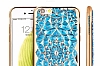 Totu Design Diamond iPhone 6 / 6S Rose Gold Kenarl Tal Mavi Silikon Klf - Resim: 3