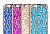 Totu Design Diamond iPhone 6 / 6S Rose Gold Kenarl Tal Lacivert Silikon Klf - Resim: 6