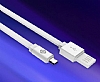 Totu Design Dual Series Micro USB Beyaz Data Kablosu 1,20cm - Resim: 5