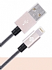 Totu Design Glory Lightning Gold USB elik Data Kablosu 1,20m - Resim: 4