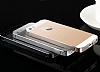 TotuDesign iPhone SE / 5 / 5S Armor ift Katmanl Dark Silver Metal Klf - Resim: 3