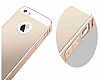 TotuDesign iPhone SE / 5 / 5S Armor ift Katmanl Silver Metal Klf - Resim: 4