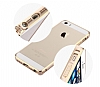 Totu Design iPhone SE / 5 / 5S Metal Round Bumper Gold Klf - Resim: 5