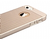 Totu Design iPhone SE / 5 / 5S Noktal Metalik Ultra nce Gold Klf - Resim: 5