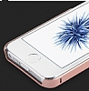 Totu Design iPhone SE / 5 / 5S Standl Metal Dark Silver Rubber Klf - Resim: 2