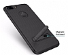 Totu Design iPhone 6 Plus / 6S Plus / 7 Plus Standl Karbon Siyah Silikon Klf - Resim: 2