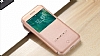 Totu Design Touch iPhone 7 Plus / 8 Plus Manyetik Kapakl Pencereli Rose Gold Deri Klf - Resim: 8