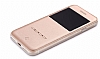 Totu Design Touch iPhone 7 Plus / 8 Plus Manyetik Kapakl Pencereli Rose Gold Deri Klf - Resim: 2