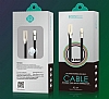 Totu Design Joe Series Lightning & Micro USB Siyah Data Kablosu 1,20m - Resim: 6