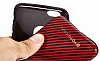 Totu Design Karbon iPhone 6 Plus / 6S Plus Krmz Silikon Klf - Resim: 3