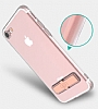 Totu Design Keen iPhone 7 Plus / 8 Plus Siyah Standl Silikon Klf - Resim: 5