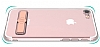 Totu Design Keen iPhone 7 Plus / 8 Plus Gold Standl Silikon Klf - Resim: 3
